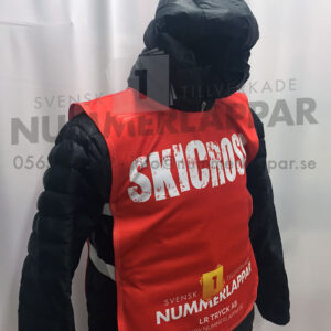 Elastisk snowboardväst med resår i sidorna